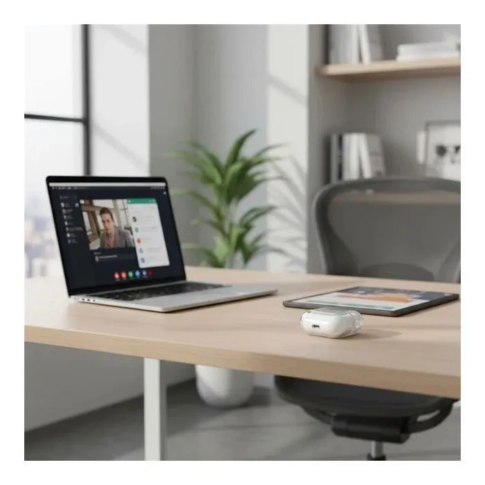 Чохол для навушників Uniq Чохол UNIQ Glase для AirPods Pro 3 Прозорий UNIQ-AIRPODSPRO3-GLSGCLR 8886463696798 (8886463696798) зображення 2