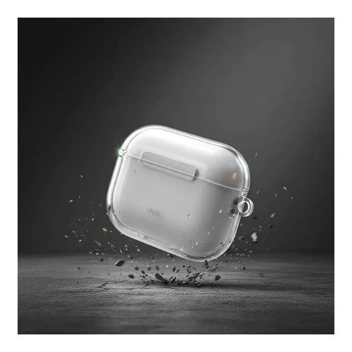 Чохол для навушників Uniq Чохол UNIQ Glase для AirPods Pro 3 Прозорий UNIQ-AIRPODSPRO3-GLSGCLR 8886463696798 (8886463696798) зображення 5