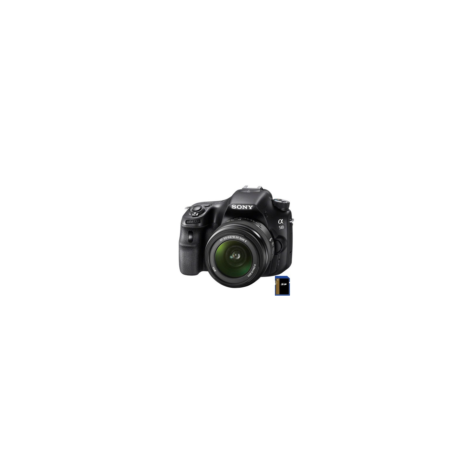 Цифровий фотоапарат Sony Alpha A58 + 18-55 kit (SLTA58K.CEC)