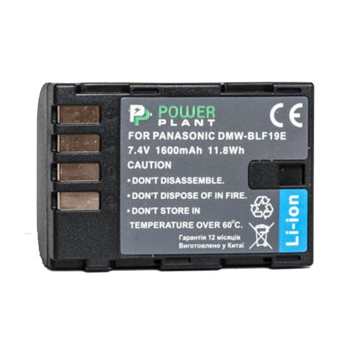 Аккумулятор к фото/видео PowerPlant Panasonic DMW-BLF19 (DV00DV1355)