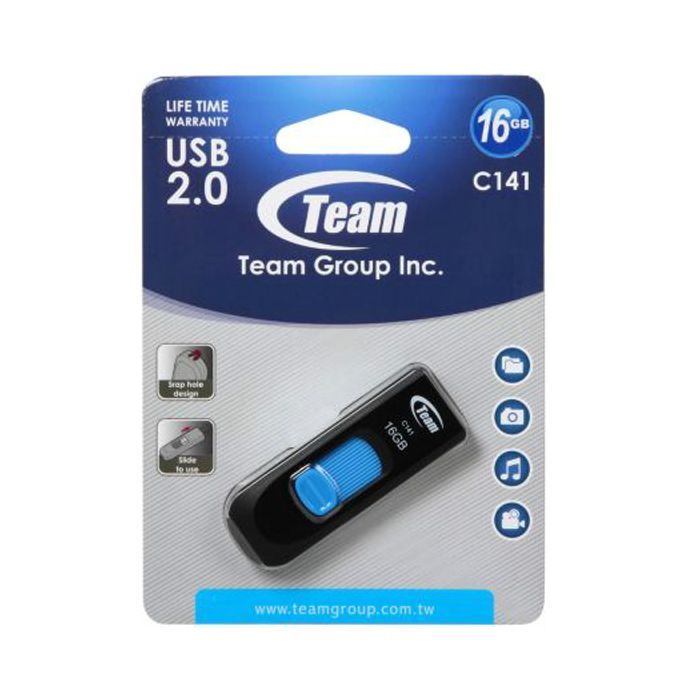 USB флеш накопитель Team 8GB C141 Red USB 2.0 (TC1418GR01) изображение 5