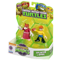 Игровой набор TMNT Ниндзя Сплинтер и Эйприл (7 см) (96105) изображение 3