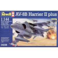 Сборная модель Revell Авианосный самолет AV-8B Harrier II plus 1:144 (4038)