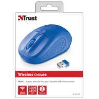 Мышка Trust Primo Wireless Mouse Blue (20786) изображение 5