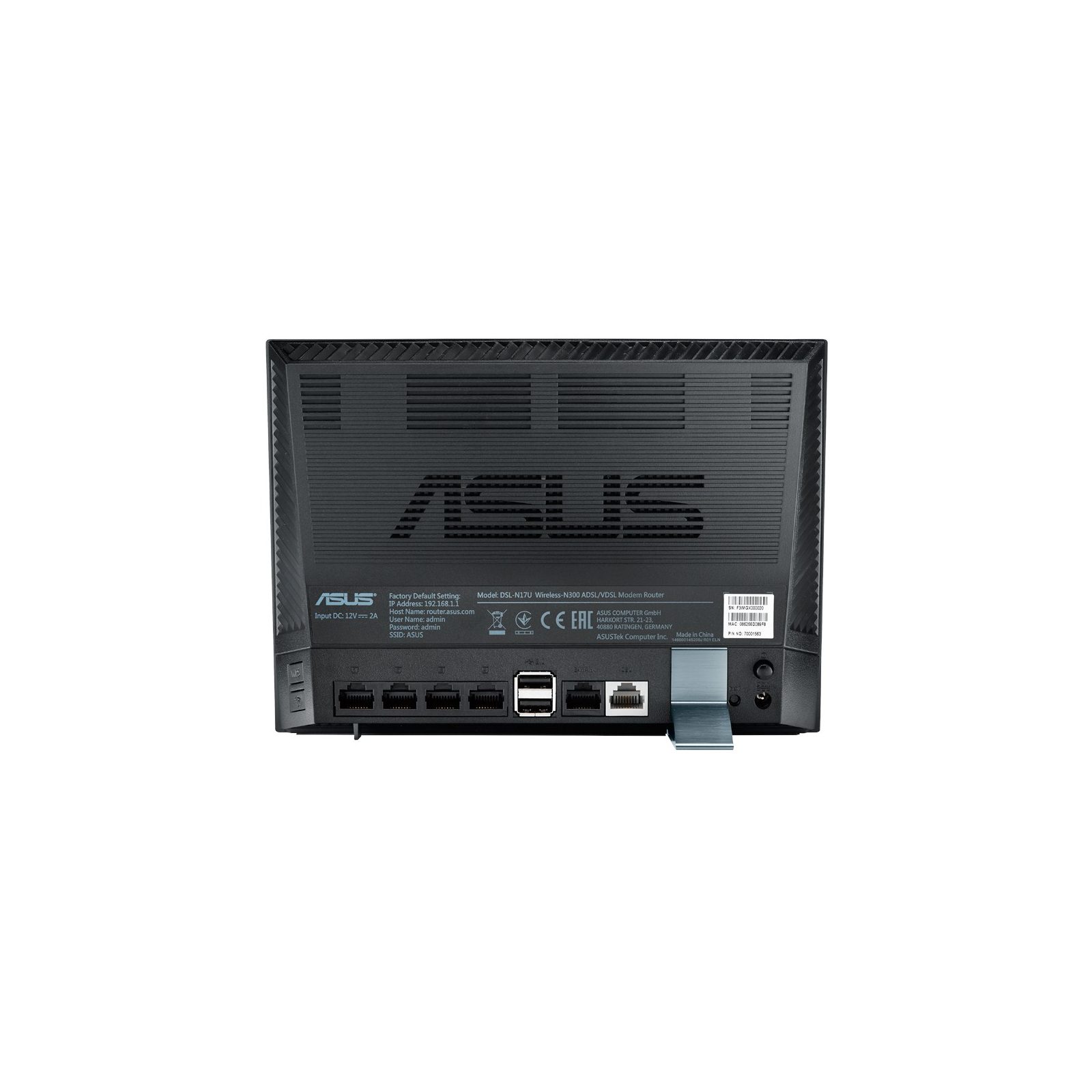 Маршрутизатор ASUS DSL-N17U зображення 3