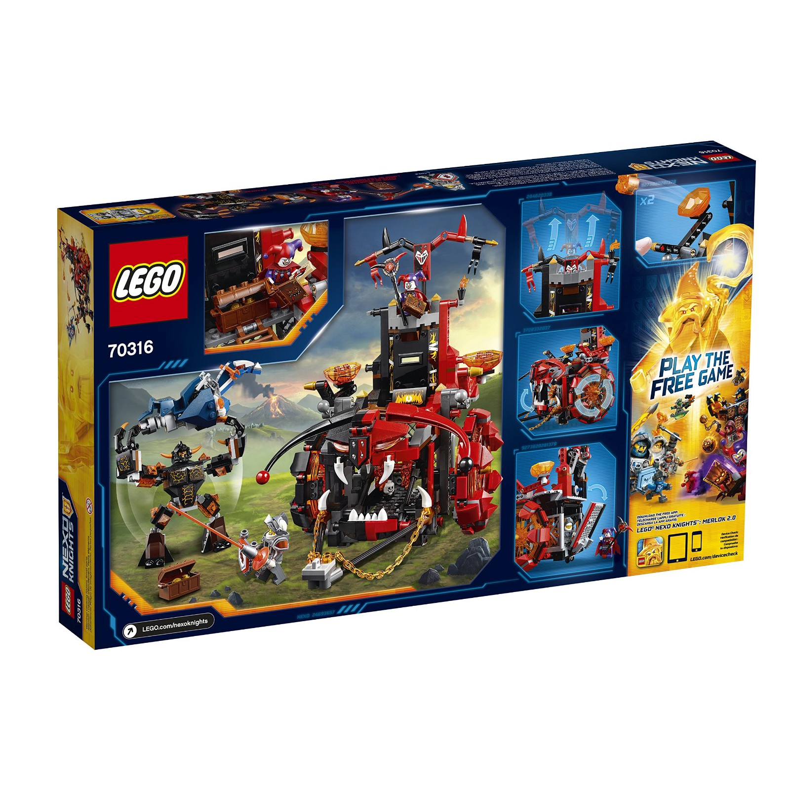 Конструктор LEGO Nexo Knights Джестро-Мобиль (70316) Цены В Киеве.