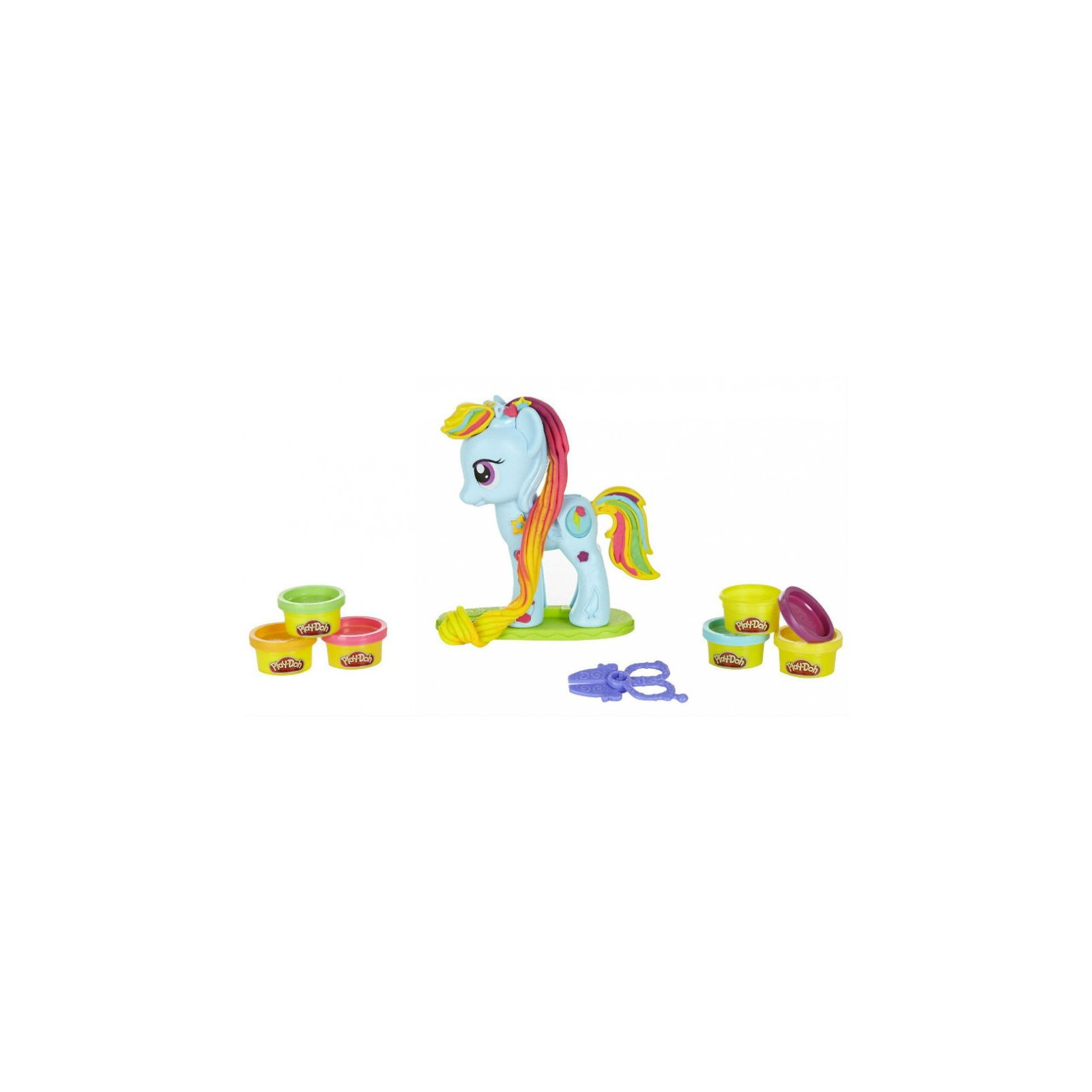 Набор для творчества Hasbro Play-Doh Стильный салон Рэйнбоу Дэш (B0011) изображение 4