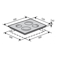 Варочная поверхность Ventolux VB 61 TC изображение 2