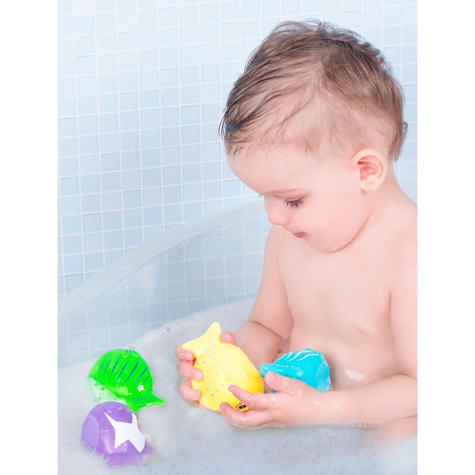 Игрушка для ванной BeBeLino Цветные рыбки (57090) изображение 3