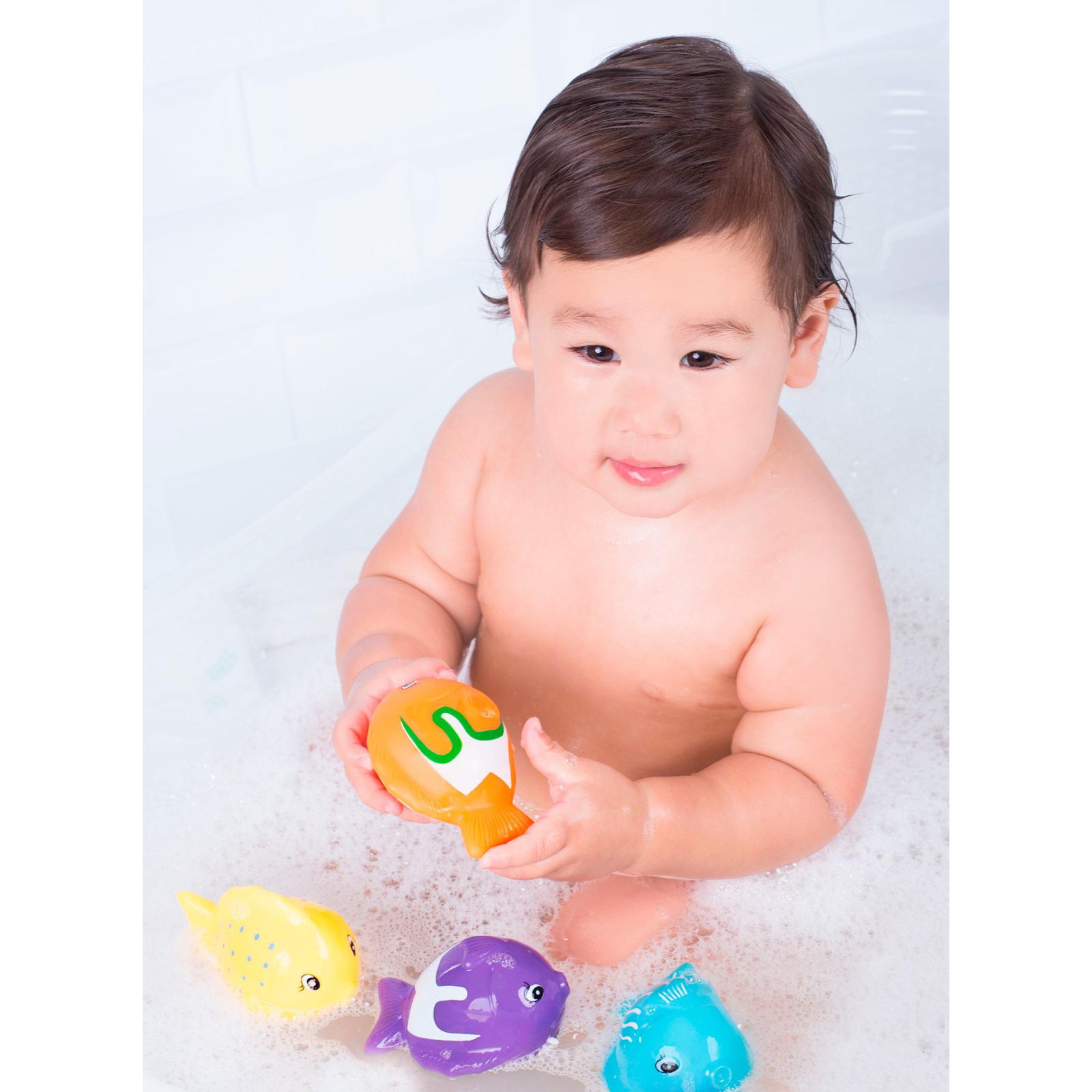 Игрушка для ванной BeBeLino Цветные рыбки (57090) изображение 4