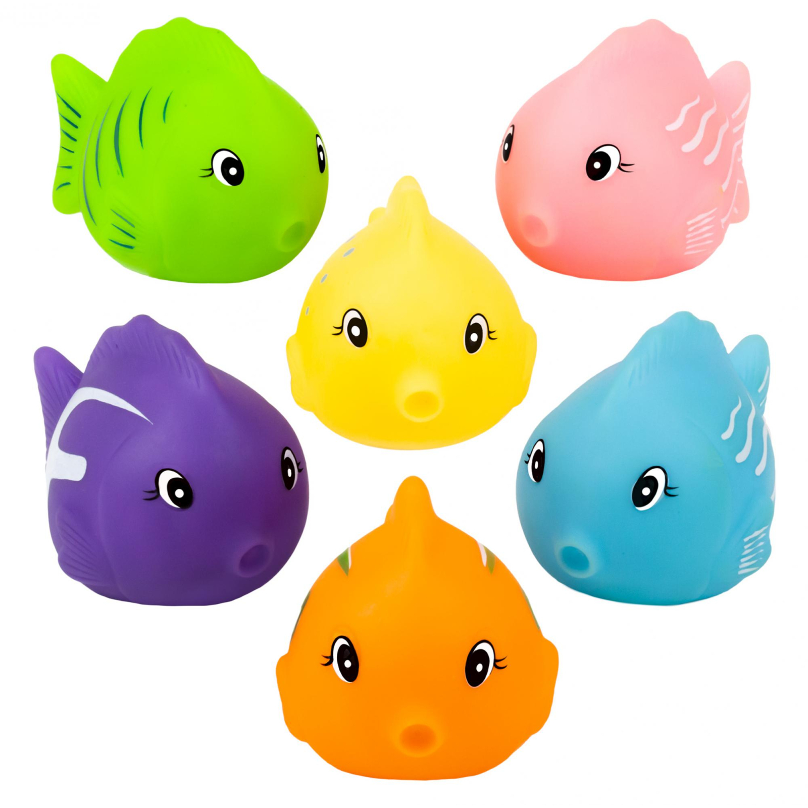 Игрушка для ванной BeBeLino Цветные рыбки (57090)