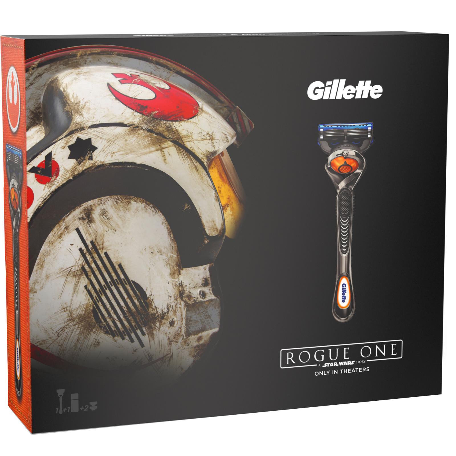 Набір для гоління Gillette Бритва Fusion ProGlide Flexball+2 сменные кассеты+Гель 75 мл (7702018423903) зображення 2