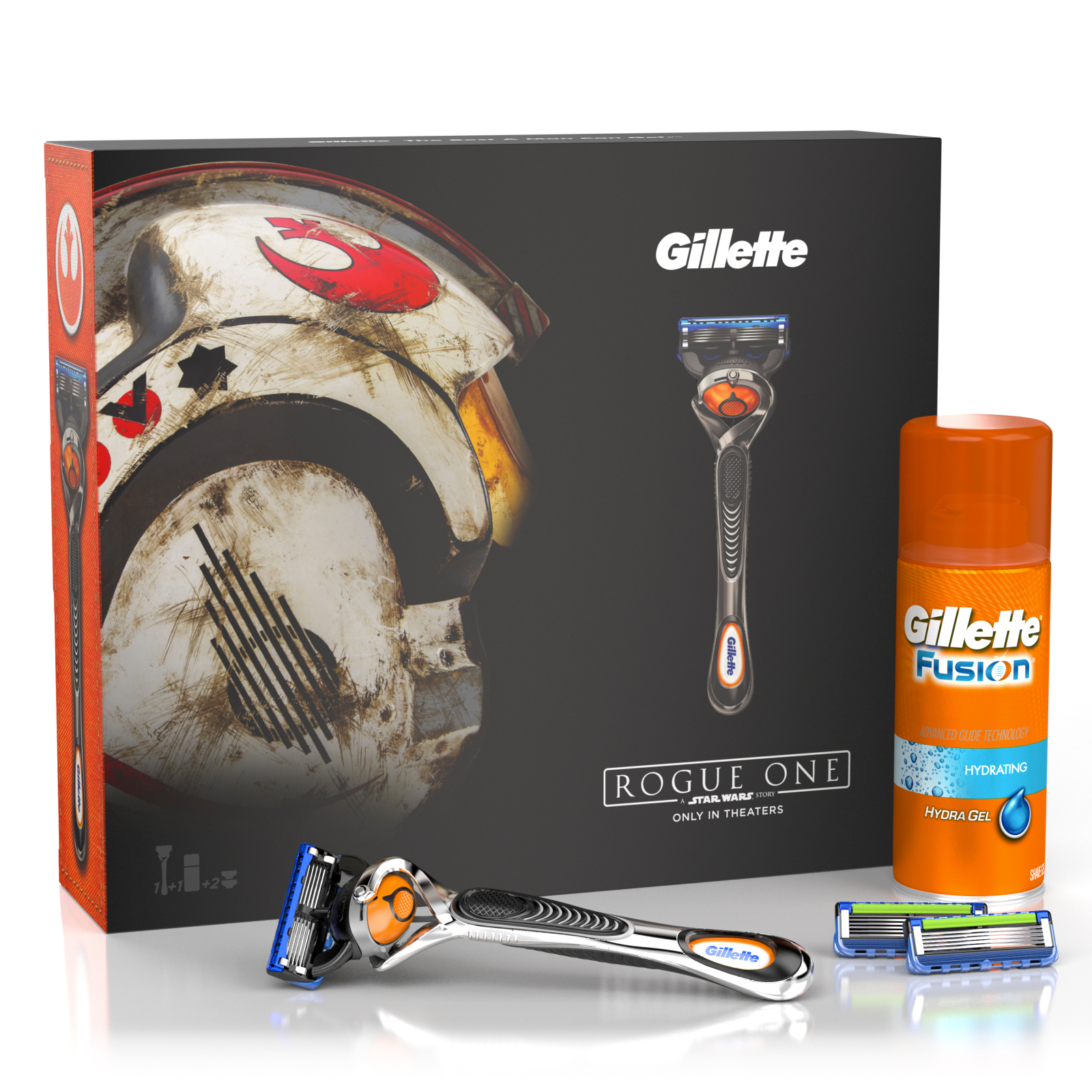 Набір для гоління Gillette Бритва Fusion ProGlide Flexball+2 сменные кассеты+Гель 75 мл (7702018423903) зображення 3