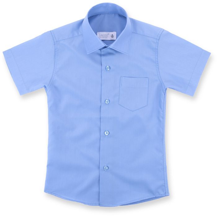 Рубашка детская Lakids с коротким рукавом (1552-140B-blue)