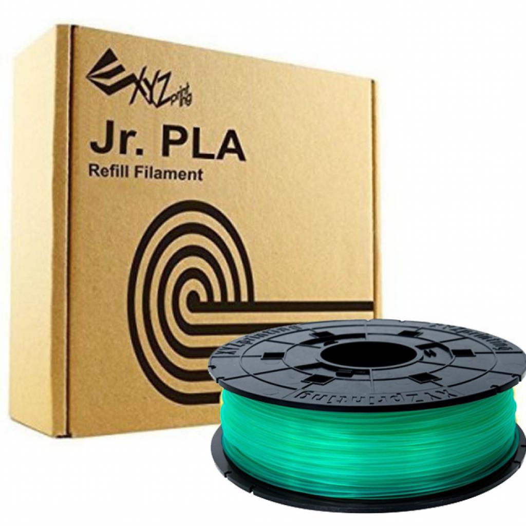 Пластик для 3D-принтера XYZprinting PLA 1.75мм/0.6кг Filament Cartridge, Clear Green (RFPLAXEU01C) зображення 2