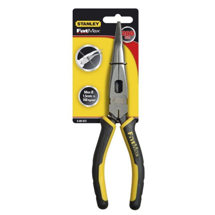 Плоскогубці Stanley FatMax с изогнутыми губками, L=200 мм (0-89-872) зображення 4