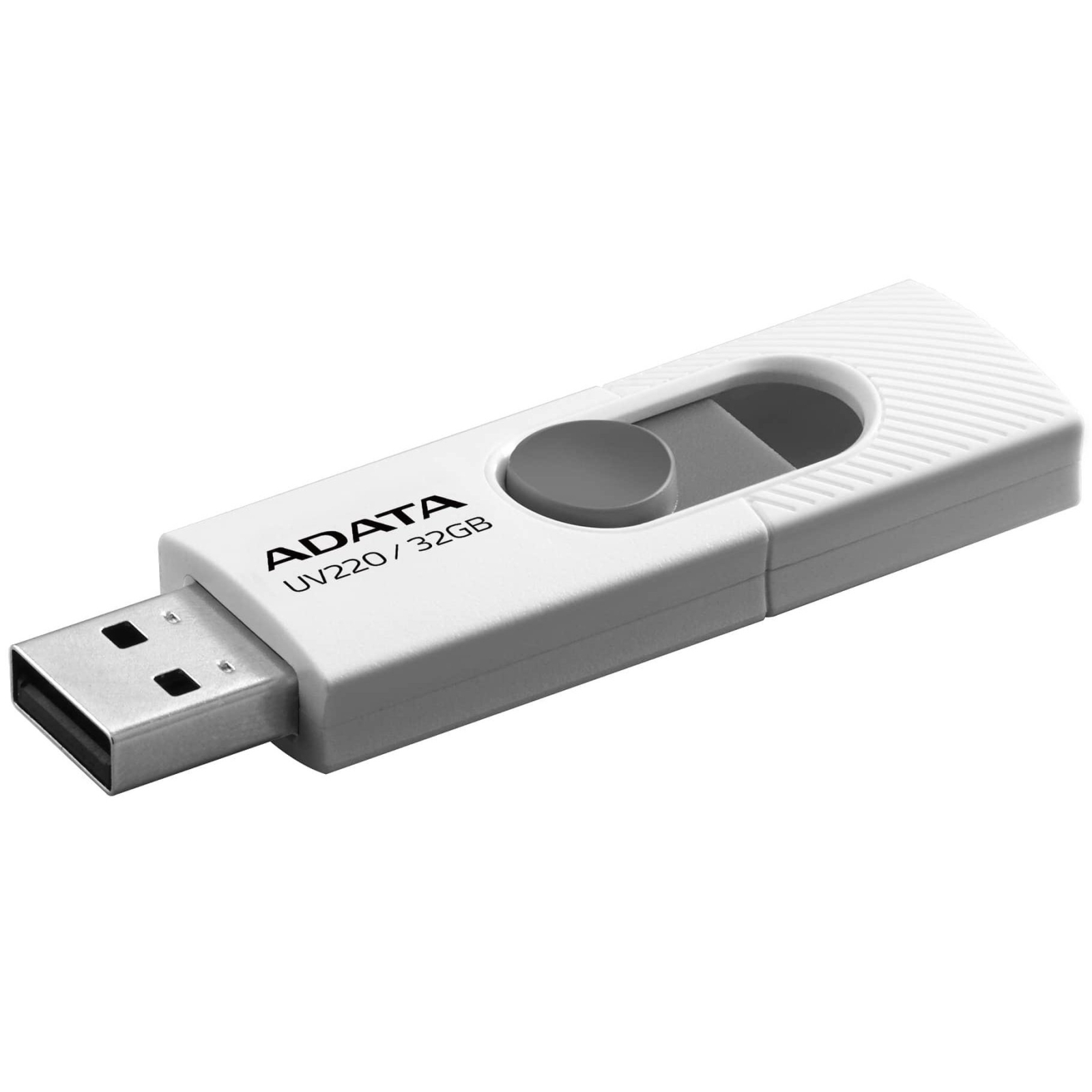 USB флеш накопитель ADATA 32GB UV220 Black/Blue USB 2.0 (AUV220-32G-RBKBL) изображение 2
