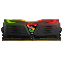 Модуль памяти для компьютера DDR4 16GB (2x8GB) 3000 MHz Super Luce Black RGB Sync LED Geil (GLS416GB3000C16ADC) изображение 3