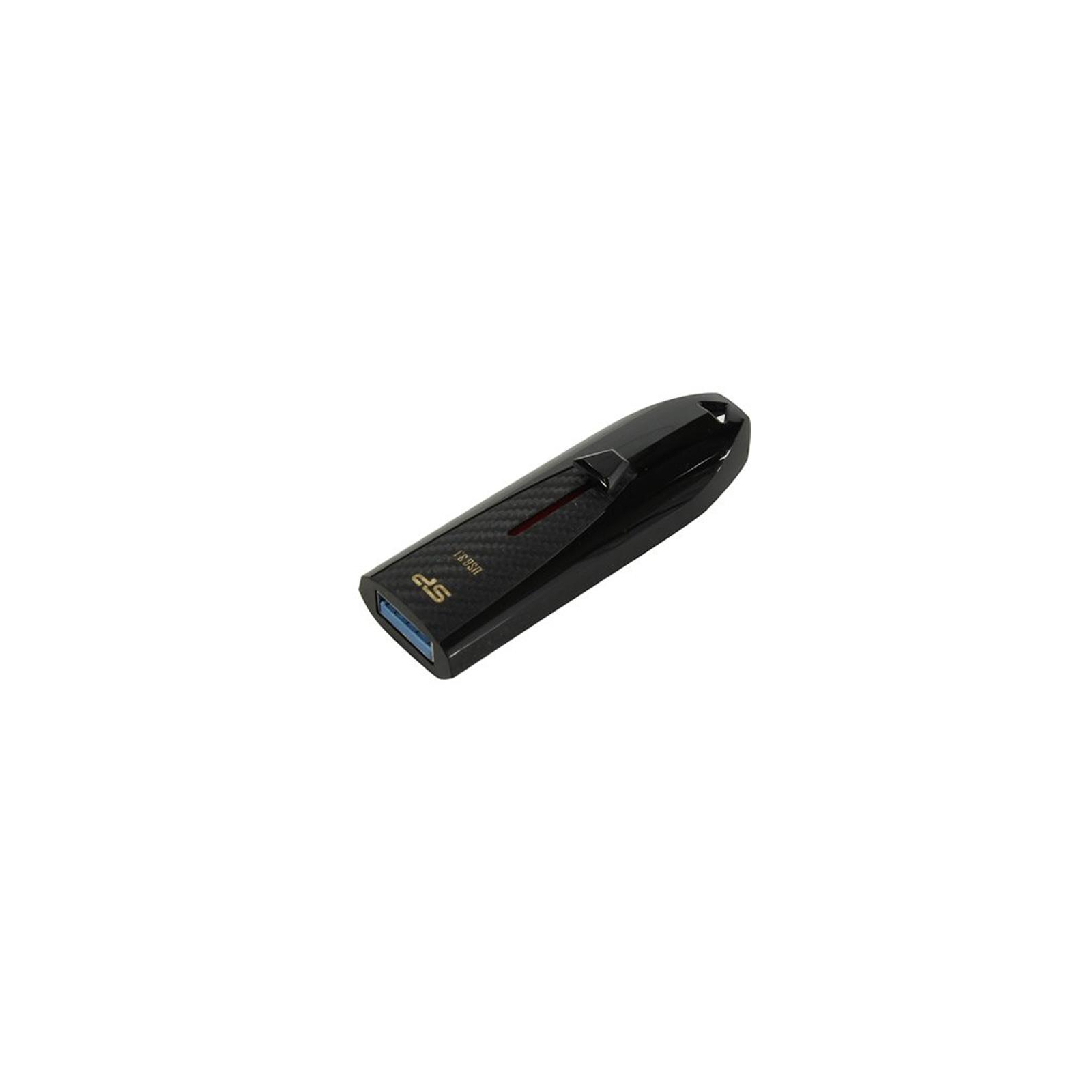 USB флеш накопичувач Silicon Power 8GB B25 Black USB 3.0 (SP008GBUF3B25V1K) зображення 2