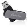 USB флеш накопичувач eXceleram 8GB P2 Series Gray/Black USB 2.0 (EXP2U2GB08) зображення 3