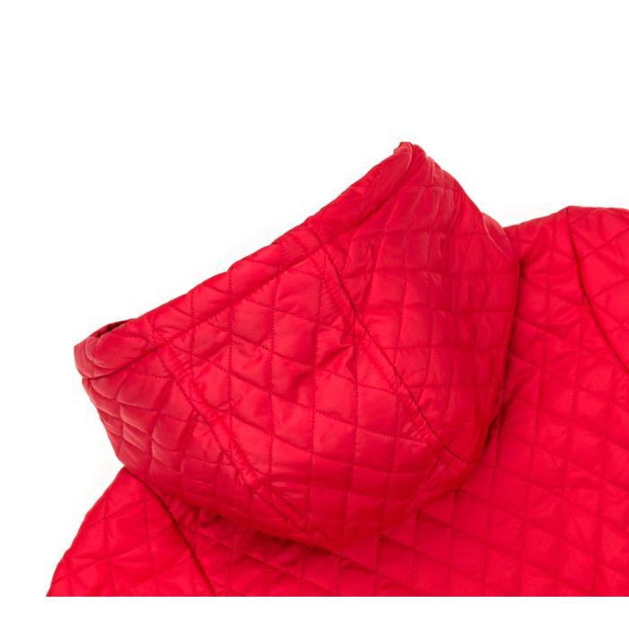 Куртка детская Verscon стеганая с капюшоном (3439-98B-red) изображение 6