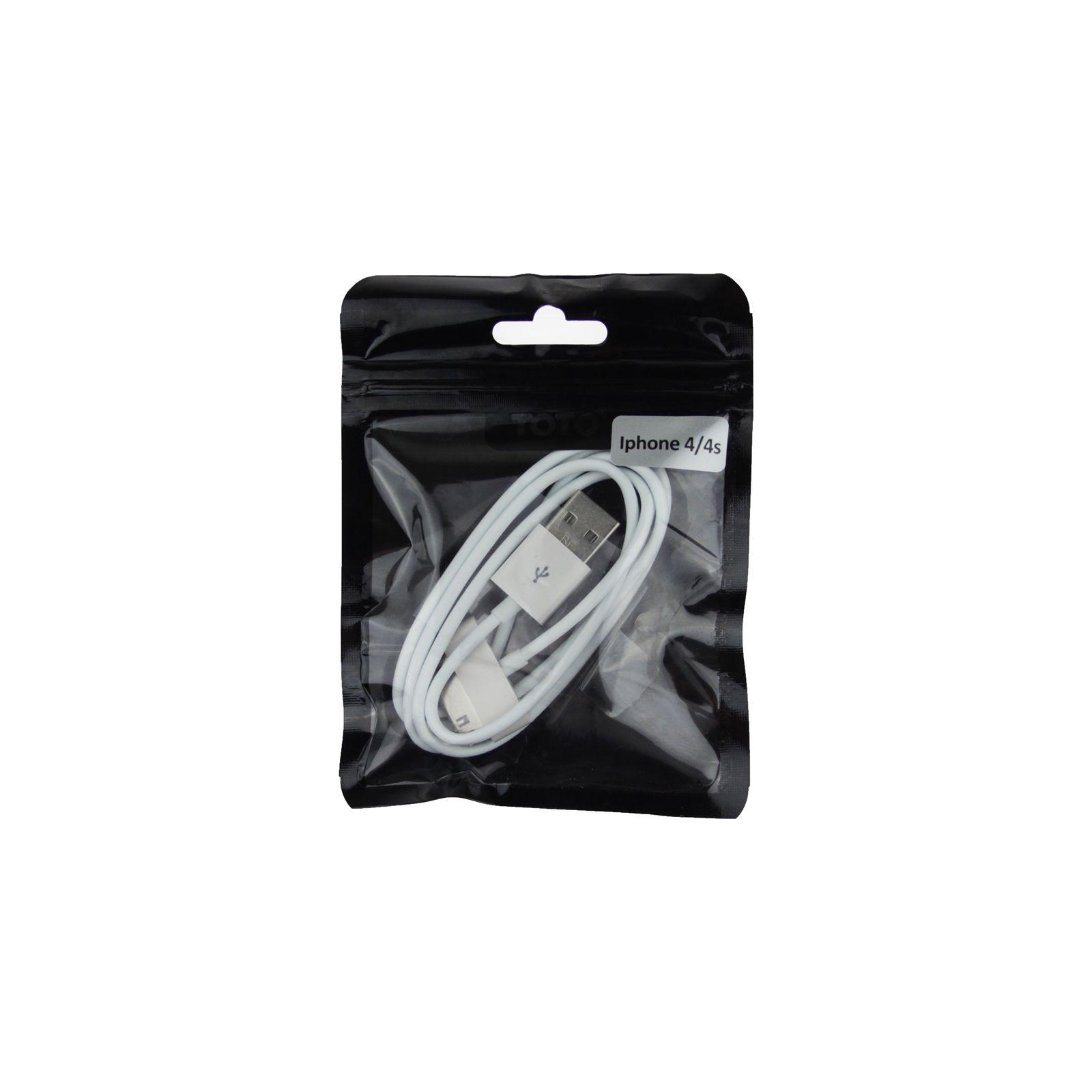 Дата кабель USB 2.0 AM to Apple 30pin 1.0m TKX-64 White Toto (F_55083) изображение 2