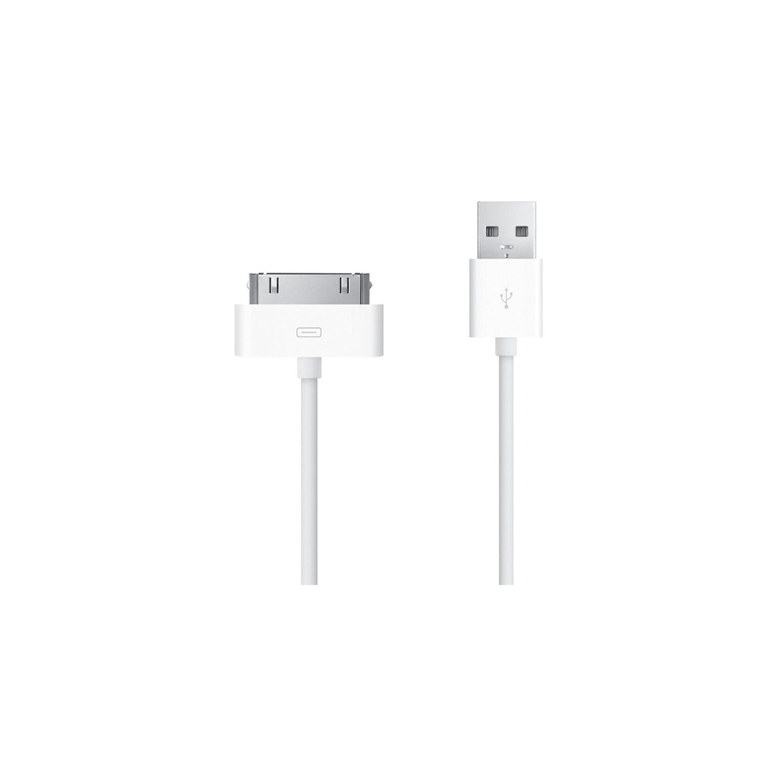 Дата кабель USB 2.0 AM to Apple 30pin 1.0m TKX-64 White Toto (F_55083)