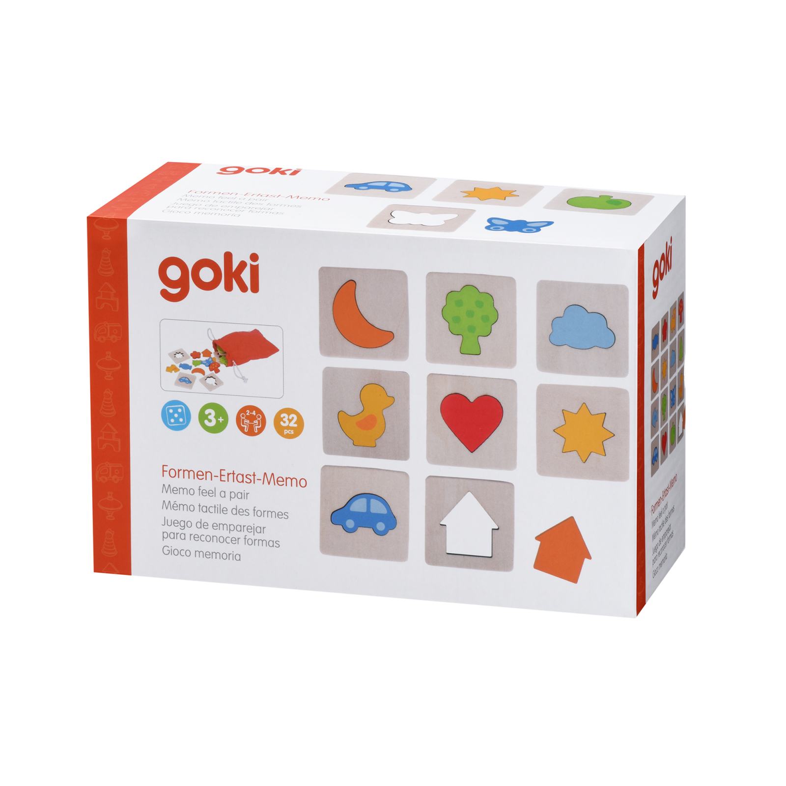 Развивающая игрушка Goki Найди пару (56968G) изображение 4