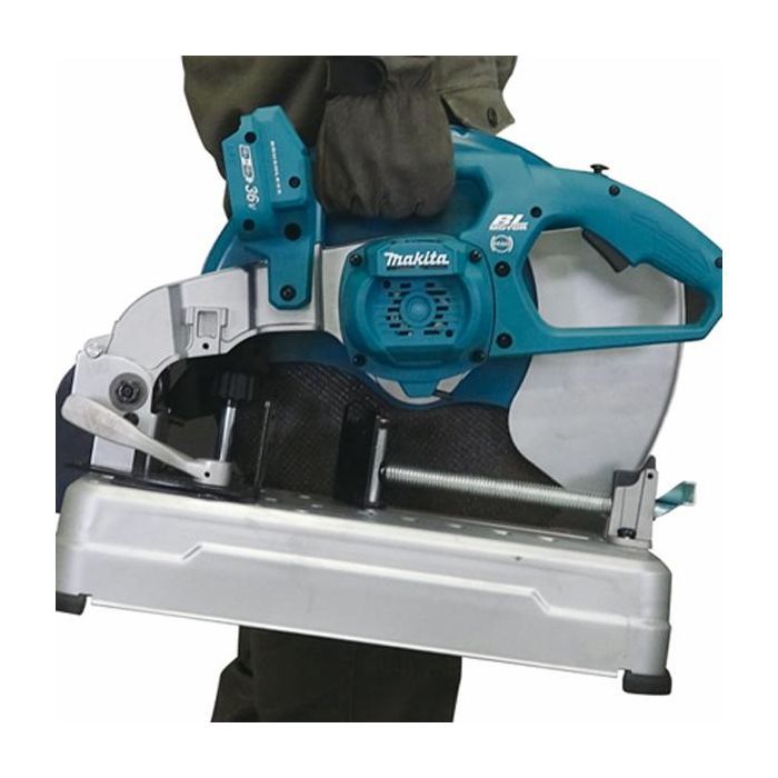 Торцовочная пила Makita отличима LXT, 355мм (без АКБ и БП) (DLW140Z) изображение 4