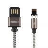 Дата кабель USB 2.0 AM to Lightning 1.0m Gravity series Magnetic tarnish Remax (RC-095I-TARNISH)