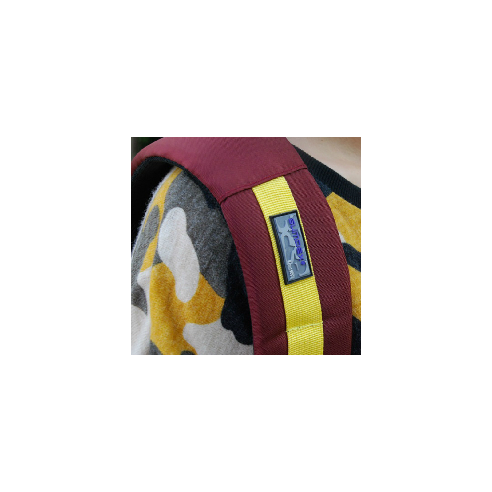 Рюкзак для ноутбука Sumdex 16" PON-391 burgundy-yellow (PON-391OR) изображение 6