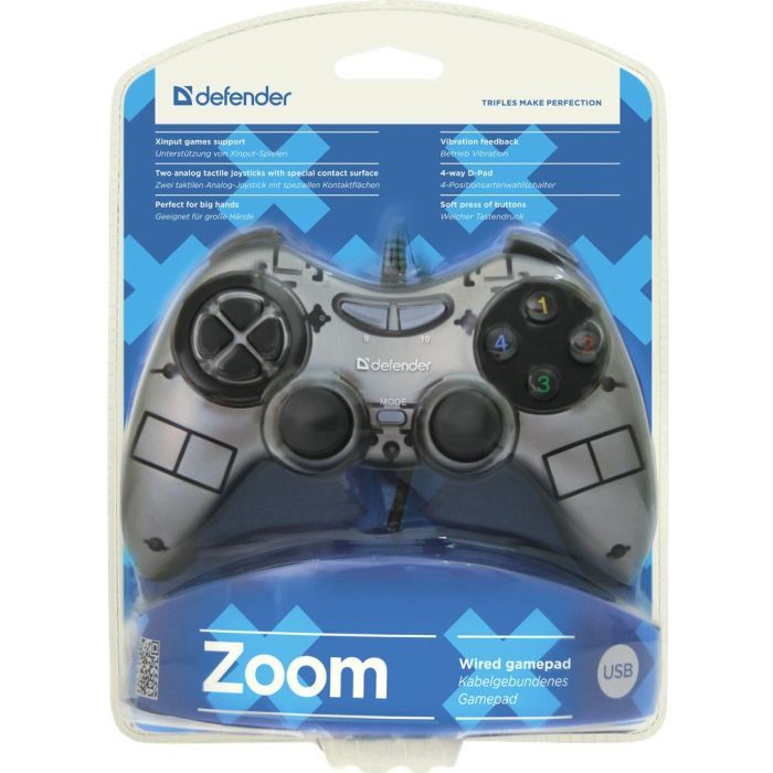 Геймпад Defender Zoom USB Xinput (64244) изображение 3