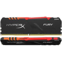 Модуль памяти для компьютера DDR4 32GB (2x16GB) 3200 MHz HyperX Fury Black Kingston Fury (ex.HyperX) (HX432C16FB3AK2/32) изображение 2