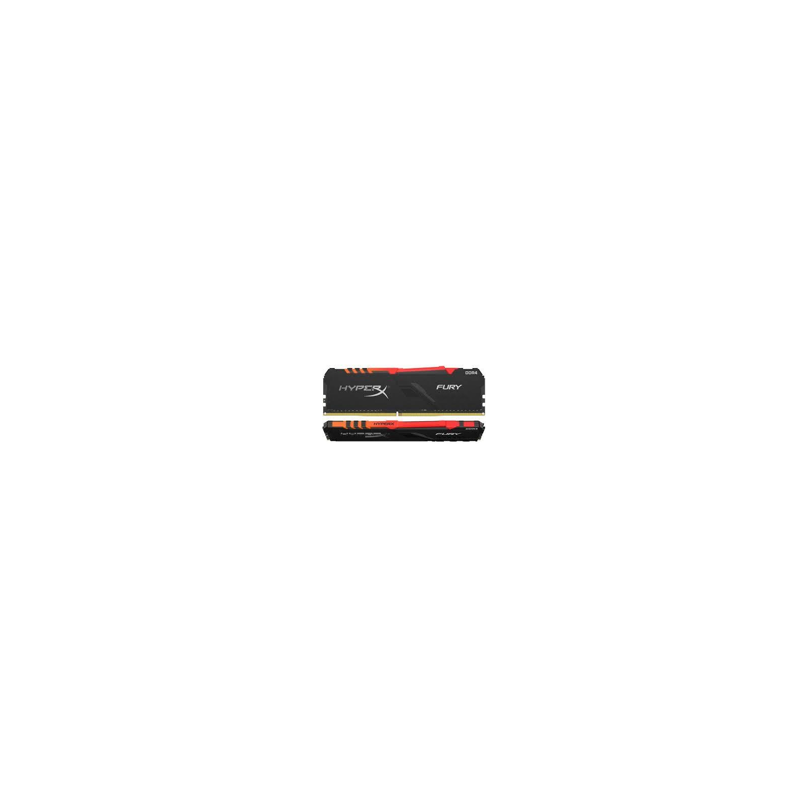 Модуль пам'яті для комп'ютера DDR4 32GB (2x16GB) 3200 MHz HyperX Fury Black Kingston Fury (ex.HyperX) (HX432C16FB3AK2/32) зображення 2
