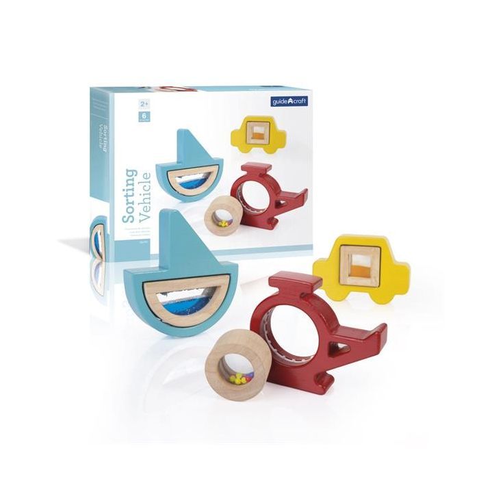 Розвиваюча іграшка Guidecraft Сортер Manipulatives Транспорт (G6741)