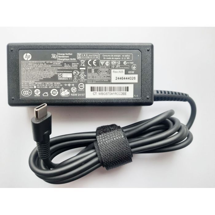 Блок питания к ноутбуку HP 65W 20V, 3.25A + 15V, 4.33A + 12V, 5A + 9V, 3A + 5V, 3A, раз (PPP009L-E / A40250) изображение 2