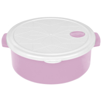 Пищевой контейнер Bager 2.7 л White/Lilac (BG-420 L)