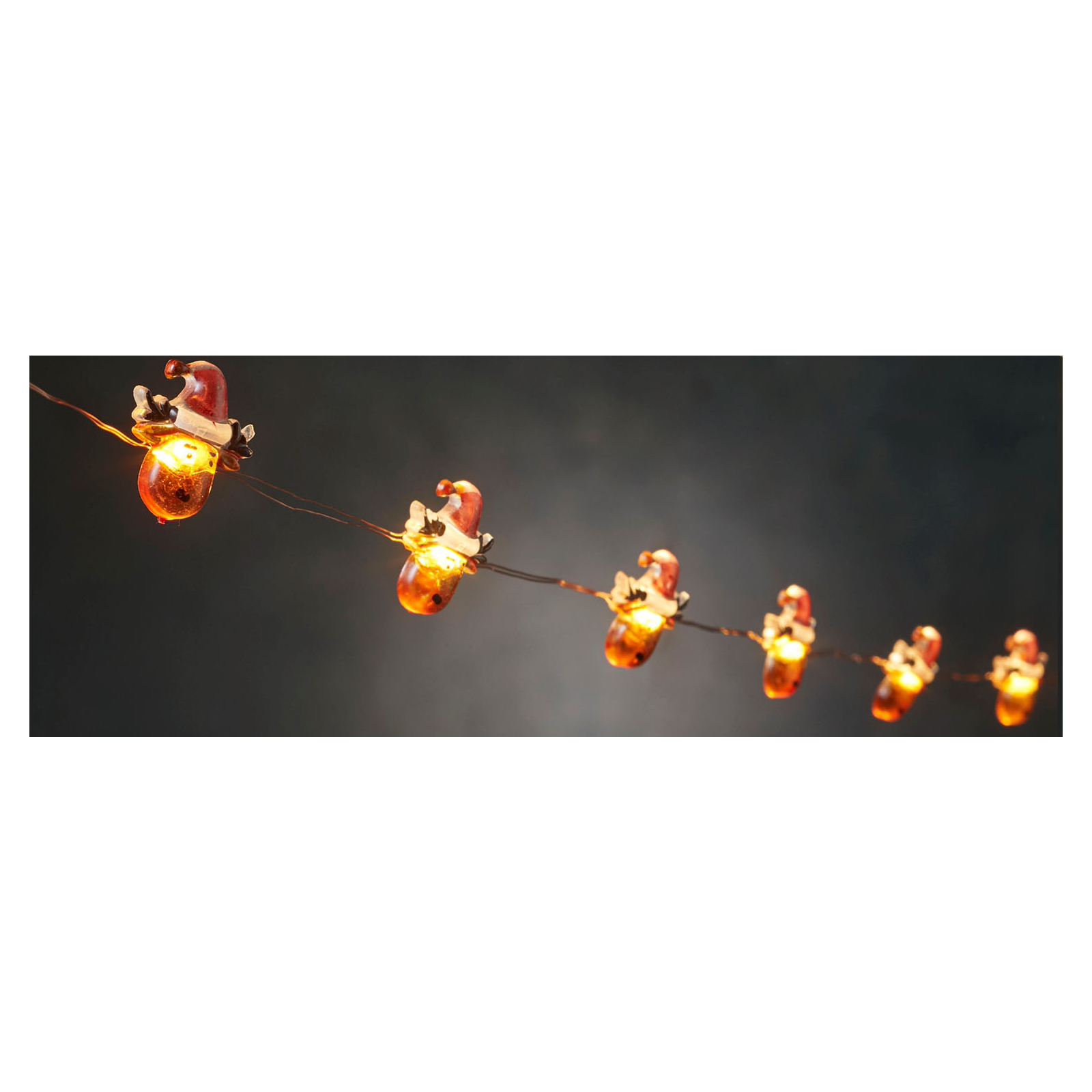Гірлянда Luca Lighting Струна з фігурками, Олені, 2,2 м (8718861431742OLENI) зображення 2