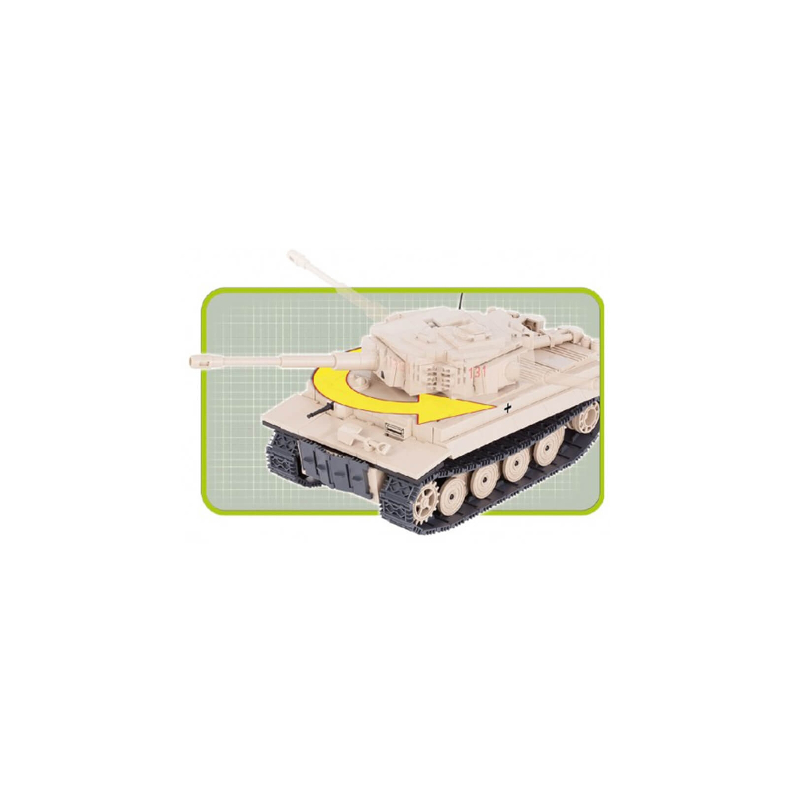 Конструктор Cobi Танк Тигр I 550 деталей (COBI-2519) изображение 4