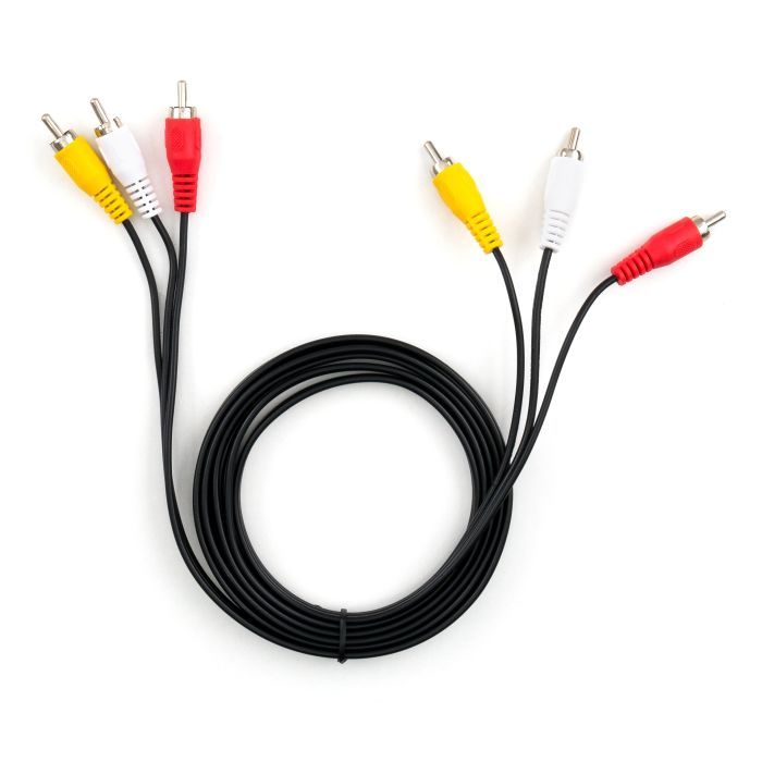 Кабель мультимедійний 3RCA to 3RCA 1.8m Vinga (VCP3RCA1.8) зображення 3