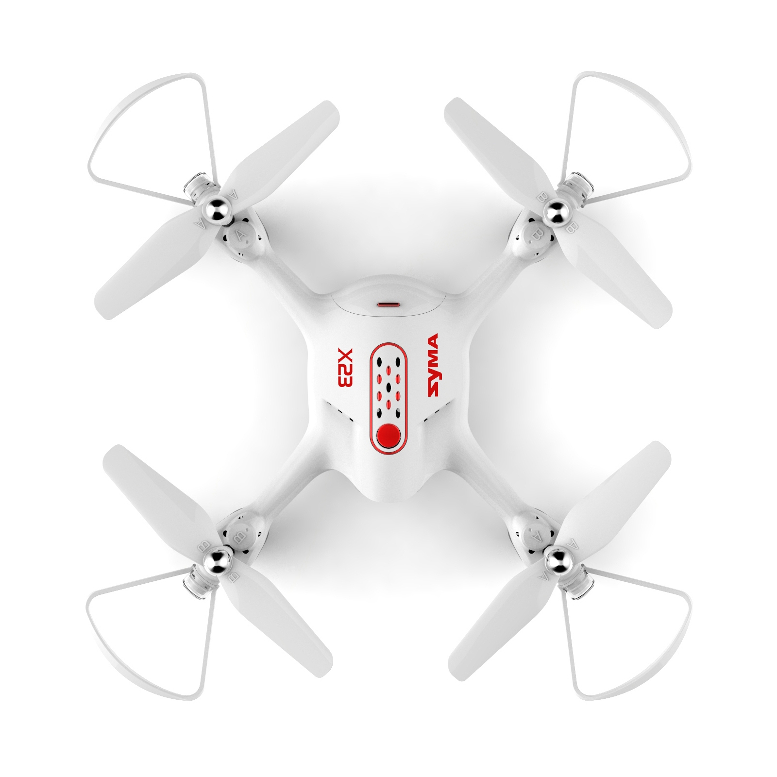 Радіокерована іграшка Syma Квадрокоптер 2.4 GHz 21 cм White (X23_White) зображення 4