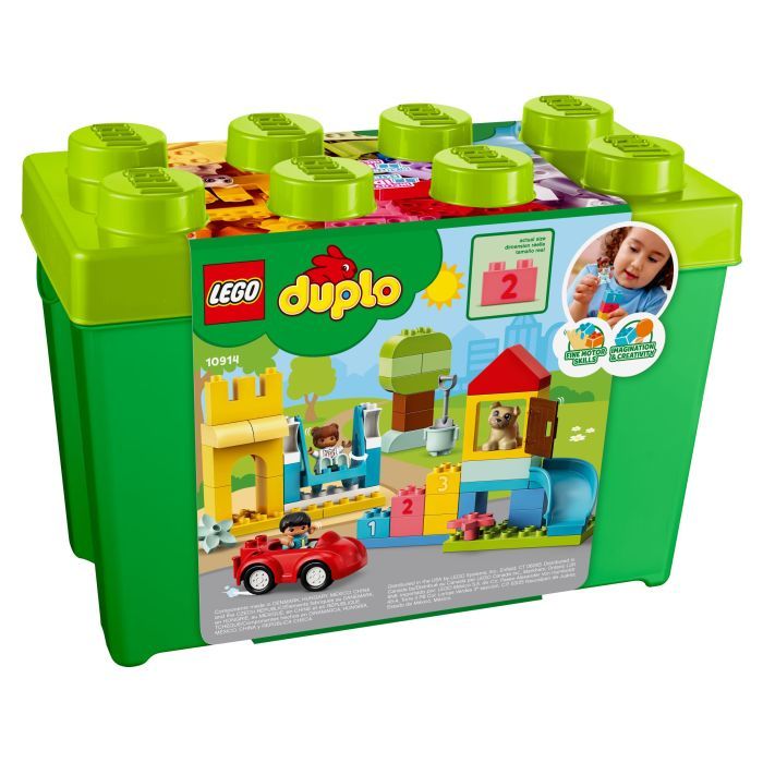Конструктор LEGO DUPLO Classic Большая коробка с кубиками 85 деталей (10914) изображение 4