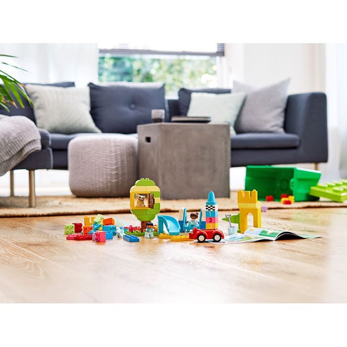 Конструктор LEGO DUPLO Classic Большая коробка с кубиками 85 деталей (10914) изображение 6