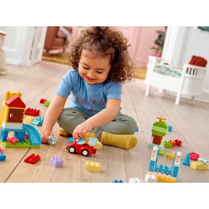 Конструктор LEGO DUPLO Classic Большая коробка с кубиками 85 деталей (10914) изображение 7