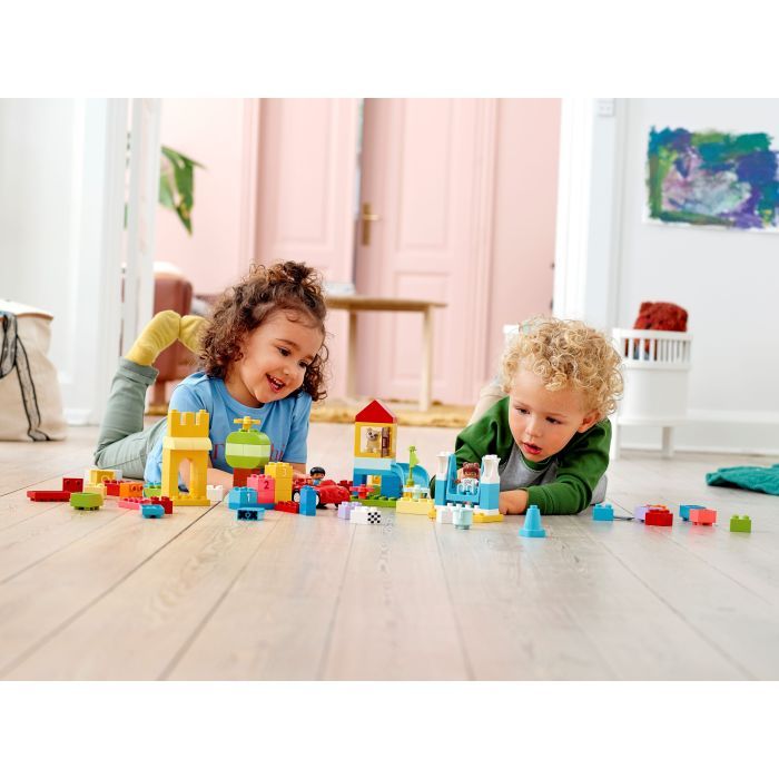 Конструктор LEGO DUPLO Classic Большая коробка с кубиками 85 деталей (10914) изображение 8