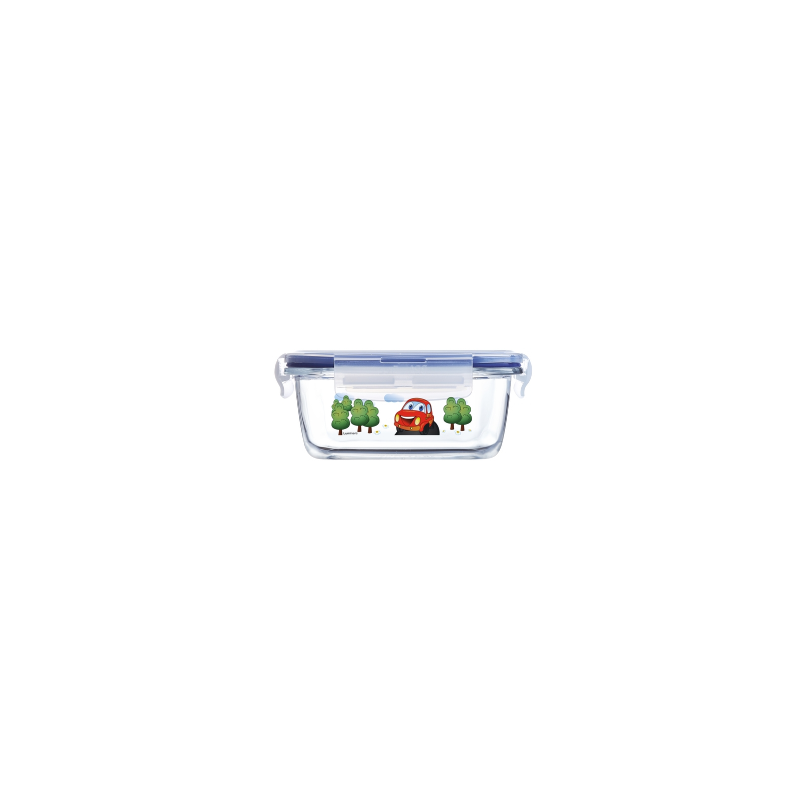 Пищевой контейнер Luminarc Pure Box Active Vroom квадр. 380 мл (Q0413)