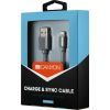 Дата кабель USB 2.0 AM to Lightning 1.0m MFI flat Dark gray Canyon (CNS-MFIC2DG) изображение 3