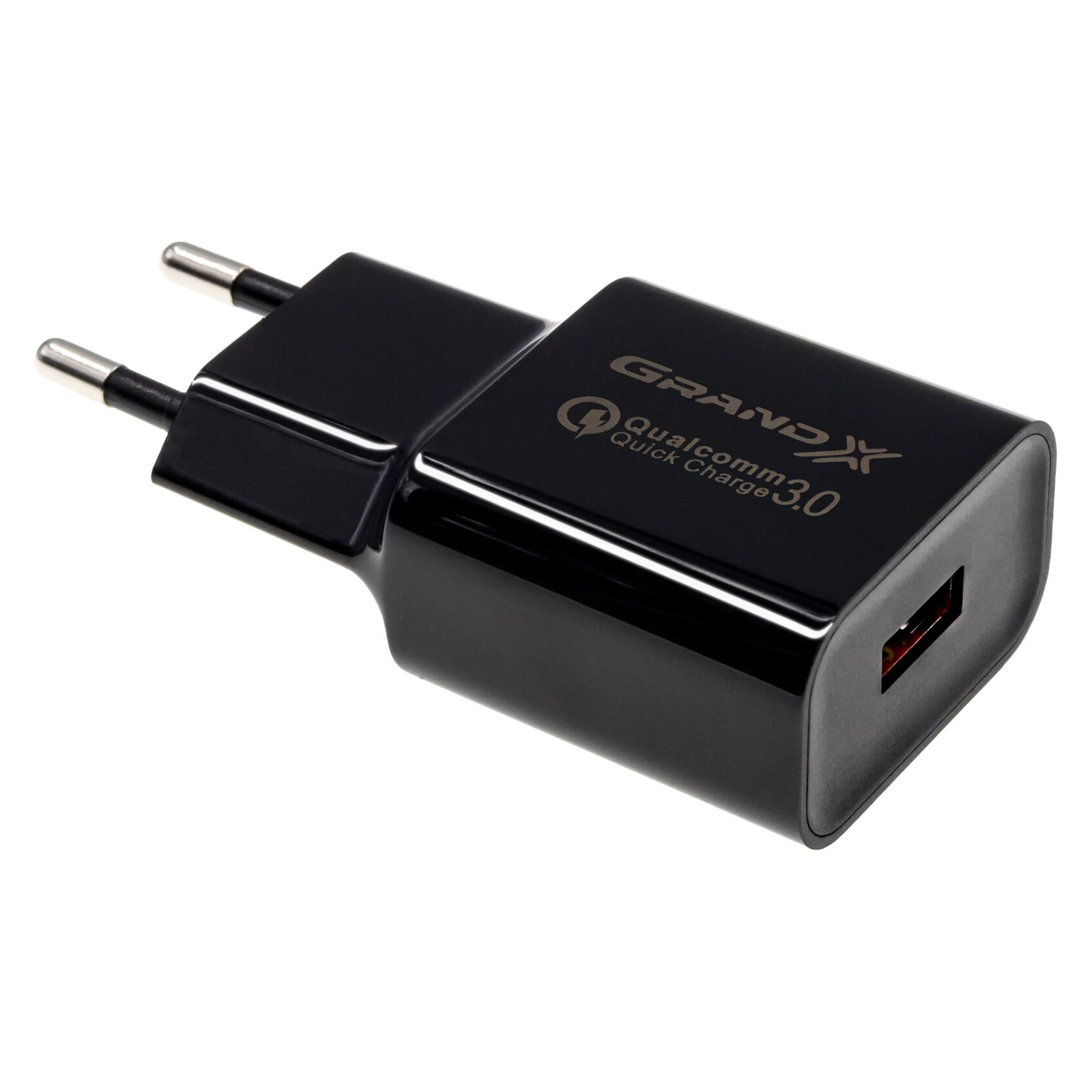Зарядний пристрій Grand-X QС3.0 + cable USB -> micro USB, Cu, 1m (CH-350BM)