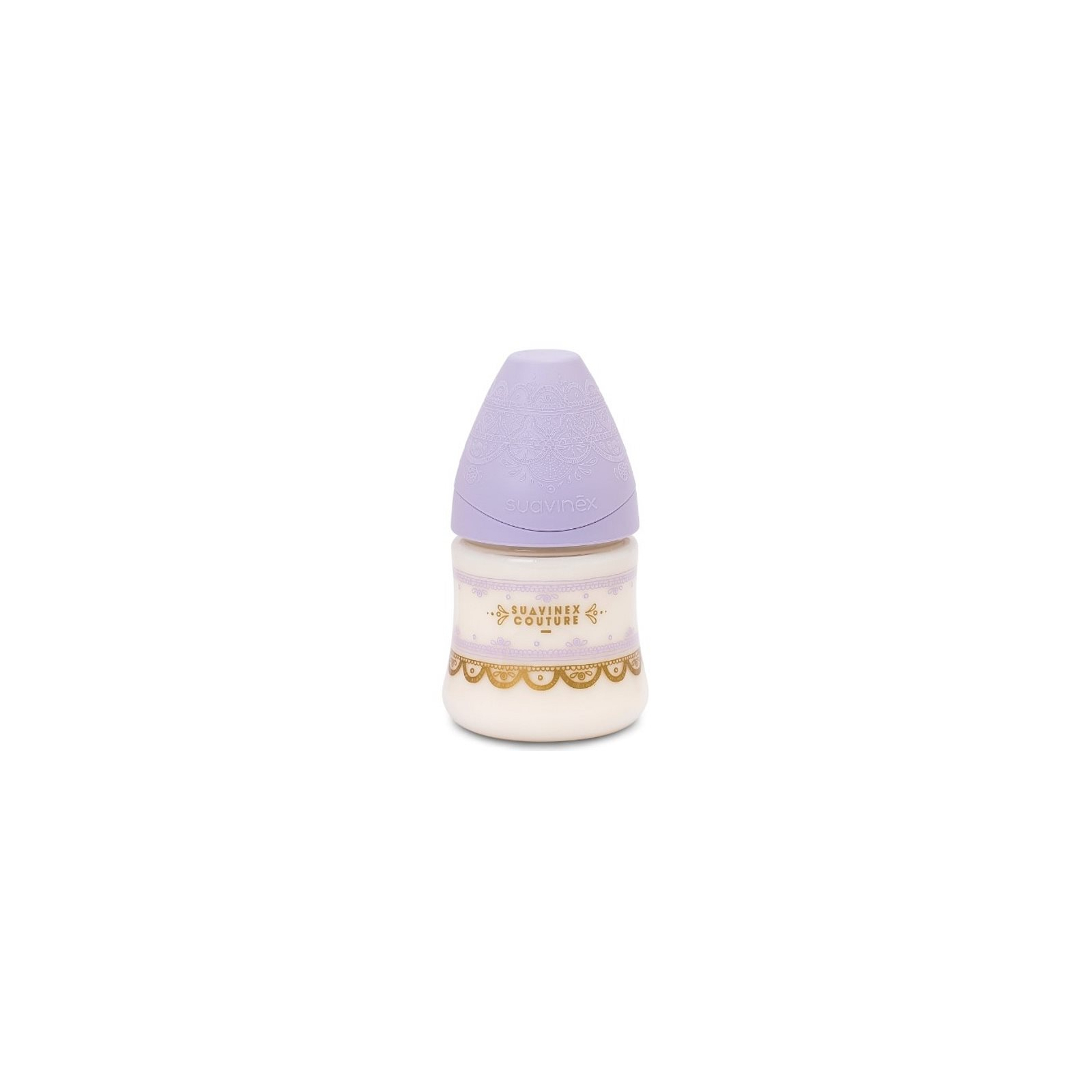 Пляшечка для годування Suavinex Couture, 150 мл, 0+ фіолетова (304129)