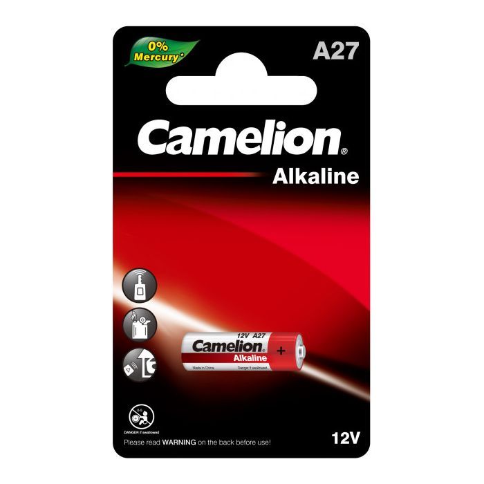 Батарейка A27 / LR27 Alkaline * 1 Camelion (A27-BP1)